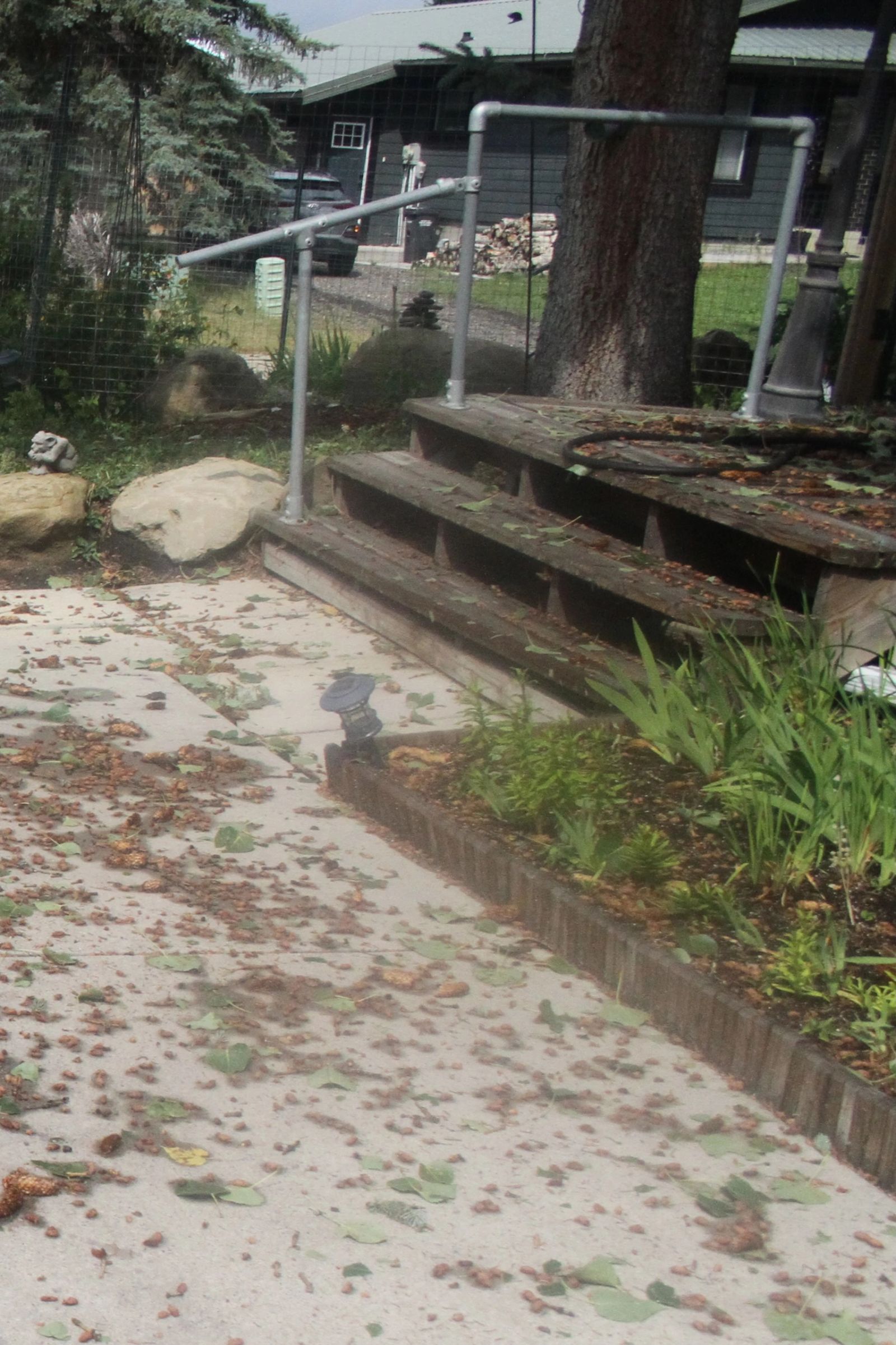 Front deck & stairs repair — before